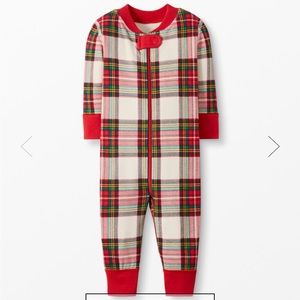 2 pairs pjs Hannah Andersson Baby Zip Sleeper Organic Cotton & ON Buffalo Plaid